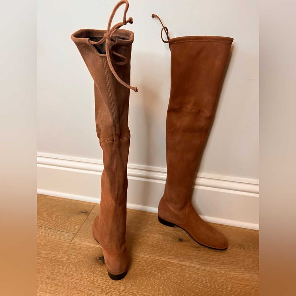 Stuart Weitzman Lowland Suede Over-The-Knee Boot
